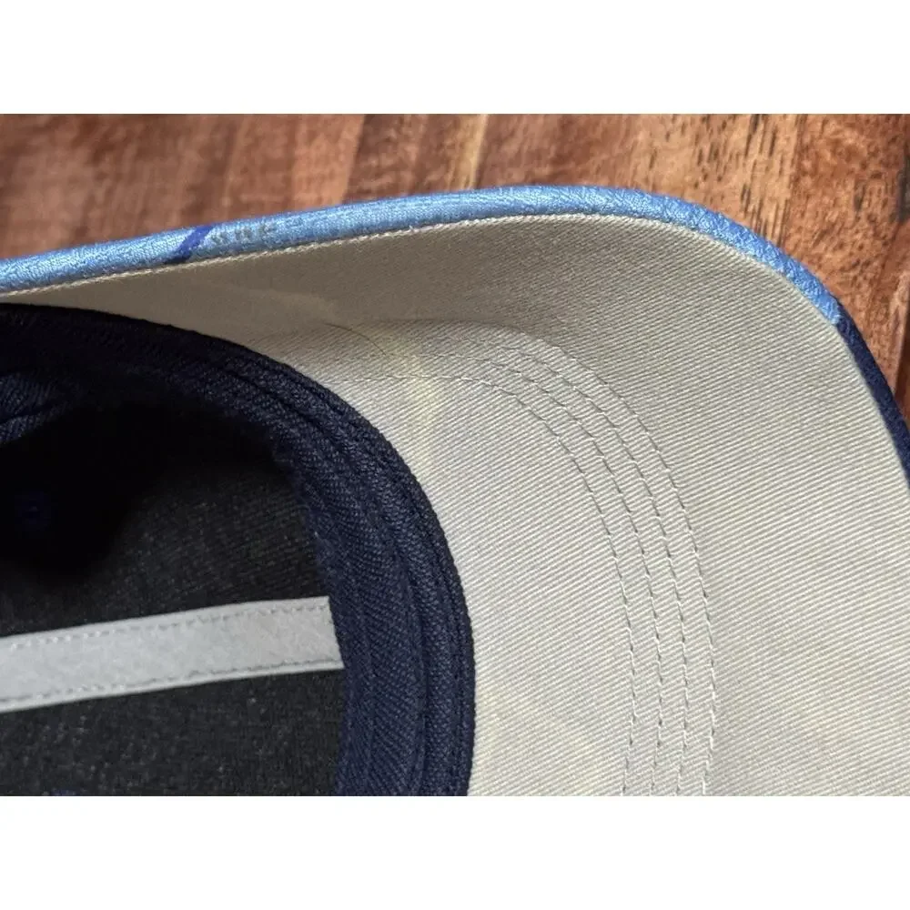 VTG Nike UNC Tarheels Hat Cap Flexfit Blue 90s Y2K North Carolina